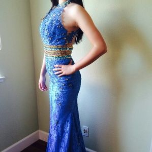 NWT Blue Prom Dress